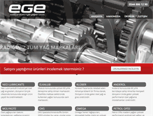 Tablet Screenshot of egeendustriyel.com